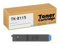 For Kyocera TK-8115 Toner Cartridge, High Capacity 6000-12000 Pages Replacement For Kyocera ECOSYS M8130cidn M8124cidn Printers,Cyan-1 Set