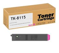 For Kyocera TK-8115 Toner Cartridge, High Capacity 6000-12000 Pages Replacement For Kyocera ECOSYS M8130cidn M8124cidn Printers,Magenta-1 Set