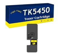 for Kyocera TK5450 (TK-5450K TK-5450C TK-5450M TK-5450Y) Toner Cartridge | 4,100 Pages High-Yield | Compatible With ECOSYS PA2600cwx MA2600cwfx Printers Yellow