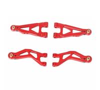 For KYX For Arrma For Mojave AM18-019 1/14 Aluminum Alloy Front Upper And Lower For Swing Arm RC Model Car Accessories RC Swing Arm Part(Red)