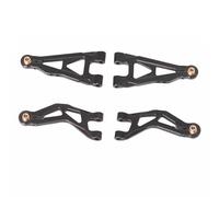 For KYX For Arrma For Mojave AM18-019 1/14 Aluminum Alloy Front Upper And Lower For Swing Arm RC Model Car Accessories RC Swing Arm Part(Black)