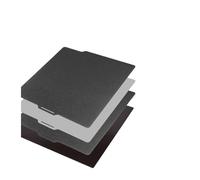 For Lab Build Plate Double Sided Textured Smooth X1 X1C P1PS PEI PEO PET PEY Magnetic Spring Steel Sheet 257x257mm(Black PEI with Base)