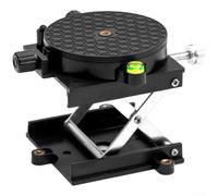 for lab Jack Stand Aluminium Alloy 360 Rotating Lifting Table for platform Adjustable Height 4.5-11cm for Physics Chemistry Experiments