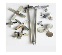 For lab mixer Laboratory 304 stainless steel stir bar Three-bladed paddle/four-bladed paddle stir bar Three/four blade propeller(Four leaves 40mm)