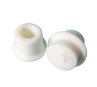 For Laboratory Silicone Bung With Hole Stoppers Airlock Bubbler Triangular flask plug stopper, 5pcs(21-25mm)