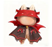 for Labubu Halloween Little Devil Costume - Full-Body Monster Fancy Dress with Jingle Bells, Fits 6.7-inch/17cm Dolls (Doll Not) (Style)