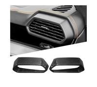 For Lamborghini For URUS 2018-2025 3Pcs Real Carbon Car Interior Dashboard Air Vent Panel Cover Trim MENSUNUBNM(Style F)