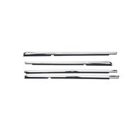for Lancer for CY for CX Window Weatherstrip for Fortis for Evo Rubber Laminate 5727A005 4 X Outside Glass Car Door Seal Protector(Out Chrome)