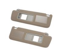 For Land For Cruiser J12 For Prado LC 120 2003-2009 Sun Visor Side Driver Passenger Side Sunvisor Extendere Sun Visor Extender(Beige 1 Pair)