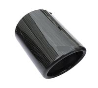 For Land For Rover For Auroras 2015 2016 2017 2018 1pcs Inlet Carbon Fiber Exhaust Pipe Car Accessories Exhaust Mufflers Nozzle Car Exhaust Tailpipe(Gloss 89mm)