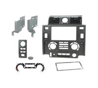 For Land For Rover For Defender 2007-2016 Double Din Car Radio Facia Panel Dash Kit Install Fascia Plate Console Cover Bezel GPS Adapter Car Radio Fascia