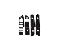 For Land For Rover For Defender 90 110 2020-2024 Car Accessories LHD&RHD ABS Car Window Glass Lift Switch Button Trim Car Trim Interior(LHD-Black)