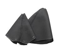 For Land For Rover For Freelander 2 2008 2009 2010 2011 2012 2013 Automatic Gearbox Car Gear Shift Knob Parking Handbrake Gaiter Boot Cover Gear Stick Shift Knob (Color : Black line)