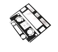For Land Rover Defender 110 2008-2018. Car Central Air Conditioning Control Adjust Panel Trim Stickers Car Accessories(Matt Black)