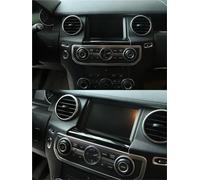 For Land Rover For Discovery 4 LR4 2010 2010 2011 2012 2013 2014 2015 2016 ABS GPS Navigation Screen Below Panel Cover Trim Car Decoration Interior Styling Cover(Carbon fiber pattern)
