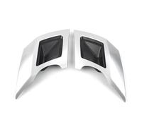 For Land Rover For Discovery 5 2017 2018 2019 2020 2021 2Pcs Car Rear Tail Exhaust Cover Trim Decoration(Silver)