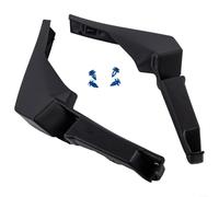 For Land Rover for Range Evoque Front Bumper Finisher 2012-2016 Left Right Car Exterior Parts Black Plastic OEM LR028551 LR028550 Easy Installation High Reliability(1 Pair)