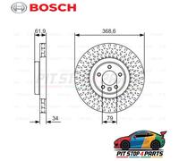 For Land Rover Range Rover Brake Disc Bosch 0986479B18 Single Premium 2013-2021