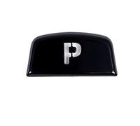 For Land Rover Range Rover Sport 2014-2022. Aluminum Alloy Black Car Gear Shift Head P Button Push Cover Sticker(BLACK)