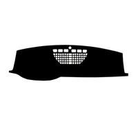 For Land Rover Range Rover Velar. Dashboard Pad Car Dashboard Covers Mat Shading Pad Sun Protection Pad Dust Pad(B-black red line)