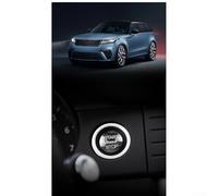 For Land Rover Start Stop Button Cover with Carbon Fiber Texture and Designed for Original Equipment Panel Geometry