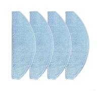 For Laresar Mars 01 and For Lubluelu Robot Vacuum Mop Cloths | Microfiber Replacement Pads Kit | Sturdy Cleaning Rags for Pet Hair and Spills | Grey Accessories Set(4 PACK)