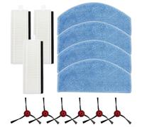 For Laresar Mars 01 Essential Accessories Pack Replace Your Filters, Mop Cloths & Side Brushes Easily