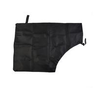 For Leaf Blower Vacuum Bag Replacement for Garden Yard Shredder with Reinforced Seams and Mounting Flange 60x44x35cm (Black)