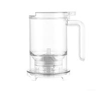 for Leaf Tea Maker Providing Consistent Brewing Results, Works Well with Delicate Herbs and Robust Teas, Easy to Disassemble for Cleaning (Transparent white)