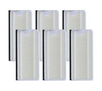 For Lefant M1 U180 T700 Robot Vacuum Washable Filter Replacement Kit White Filter Paper Parts 6 Pack Long Lasting Easy Install Clean Air