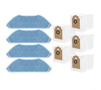 For Lefant M2 Pro And M2s Pro Robot Vacuum Cleaner Mop Pads Plus Dust Bags Kit With Strong Seal For Pet Hair And Home Cleaning Supplies In Microfiber Material