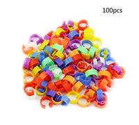 For Leg Rings 100Pcs Recognize Anti-lost Parrot Chicks For Foot Clamp For Small Poultry Anti-lost Training S Pet Supplies For Puppys Straw Rope Hand-woven Bird Nest For Budgies Drinker