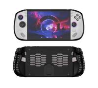 for Legion GO S, TPU Protective Case Anti-Scratch Anti-Slip Shell Game Console Legion GOS Soft Cover with Stand. (Black)