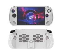 for Legion GO S, TPU Protective Case Anti-Scratch Anti-Slip Shell Game Console Legion GOS Soft Cover with Stand. (White)