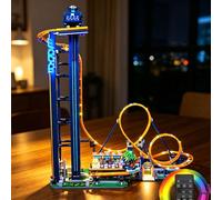 For LEGO 10303 Loop Coaster LED Light Kit, Remote Control Version, Lights Only (Model Not Included) (Remote control model)