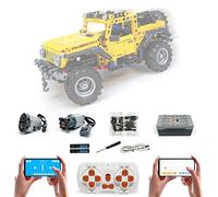 For Lego 42122 Jeep Wrangler Motor and Remote Control Set, APP 4 Control Modes, with 2 Motor (Model not included) (Ordinary motor)