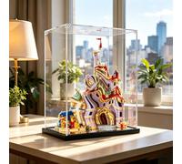 For Lego 43263 Acrylic Showcase for Beauty and the Beast Castle Building Kit Clear Box Dustproof Display Case Only Compatible with Lego 43263 (Mirror)