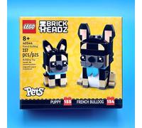 For LEGO BrickHeadz Pets #154 #155 French Bulldog & Puppy (40544) SEALED ！