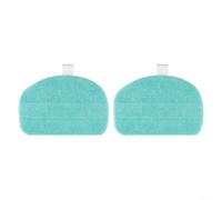 For Leifheit For CleanTenso Power 2 0 For Steam Cleaner Replacement Pads with Microfiber Material for Effective Dirt Absorption on Hard Flooring (2 PACK)
