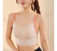 for leisure Cross-Back Sports Bra for Daily Home Club for leisure | Fixed cross-back design, secure for fit for running, high for impact support, moisture wicking fabric