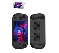 for Lenovo Legion Go S Case,WUNIAK Full Protection Silicone CASE Covers Thin Design, Shockproof Non-Slip Grip Anti-Collision for Lenovo Go S Gaming Console,Black.