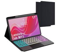 for Lenovo Tab M11 11 inch 2024 Keyboard Case: 3 Zone 7 Colors Backlit Trackpad Keyboard for 11" Lenovo Tablet M11 2024 (TB330FU/TB330XU) - Detachable Smart Touchpad Wireless Key Board Folio Cover