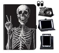 for Lenovo Tab M8 4th Gen Case 2023 Release 8.0 inch Tablet (TB-300FU / TB-300XU),360 Degree Rotating Case Protective Cover with Kickstand,for Lenovo Tab M8 4th Gen (2023),Rock Skeleton