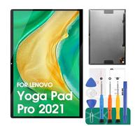 For Lenovo Yoga Pad Pro 2021 Screen Replacement For Lenovo Yoga Tab 13 YT-K606 YT-K606M Touch Screen Digitizer Display Assembly Repair Kits (Black)