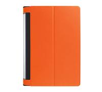 for Lenovo Yoga Tab 3 Plus 10.1 YT-X703F/M/L/N/H Tablet Cover, Ultra Slim Lightweight Folio Stand Leather Case for Lenovo Yoga Tab 3 Pro YT3-X90F YT3-X90M YT3-X90N YT3-X90L 10.1" (Orange)