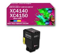 For Lexmark XC4140 4150 Toner Cartridge Replacement High Capacity for XC4140 XC4150 XC4143 XC4152 XC4153 Colour Laser Printer (With Chip) 24B6717 24B6718 24B6719 24B6720 BK/C/M/Y,Magenta-1Pack