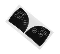 for Lexus ES350 2007 2008 2009 2010 2011 2012 Button Repair Decal Automotive Interior Black Overlay Firm Adhesion Repair Sticker