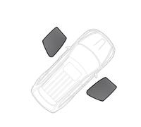 For Lexus IS 2014-2020 250 350 300H Front Windshield Frame Curtain Magnetic Car Sunshade Shield Rear Side Window Sun Shade Visor Car Window Sun Shades(2 X Front Windows)