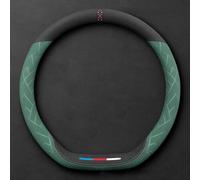 for Lexus NX 2020 2021 2022 2023 2024 2025 Car Steering Wheel Cover Microfiber Leather Steering Wheel Protector Covers Anti-Slip Breathable Accessories,A/D~type-C/Green