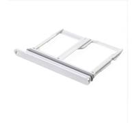 For LG G6 H870 H871 H872 H870 K/S/V MICRO SD TRAY + NANO SIM TRAY SLOT Adapter Holder (Silver/Silver)